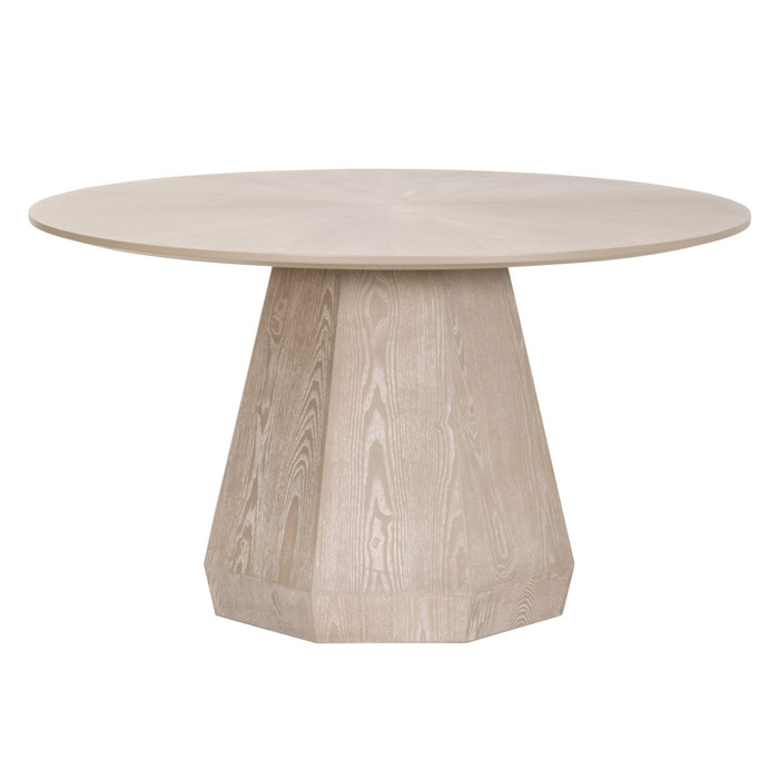 Essentials For Living Coulter 54" Round Dining Table in Natural Gray Ash