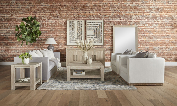 Essentials For Living Adler End Table in Natural Gray Acacia