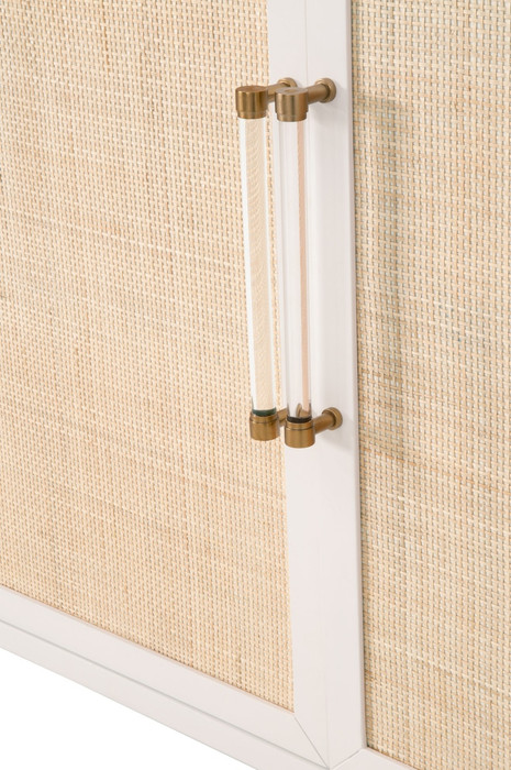 Essentials For Living Holland Media Sideboard in Matte White