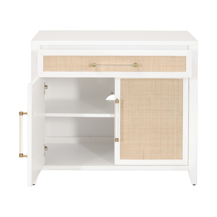 Essentials For Living - Holland Media Chest in Matte White