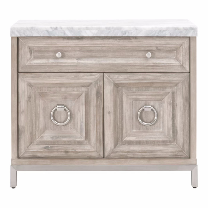Essentials For Living Azure Carrera Media Chest Natural Gray Acacia