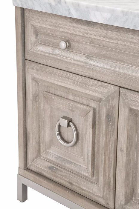 Essentials For Living Azure Carrera Media Chest Natural Gray Acacia
