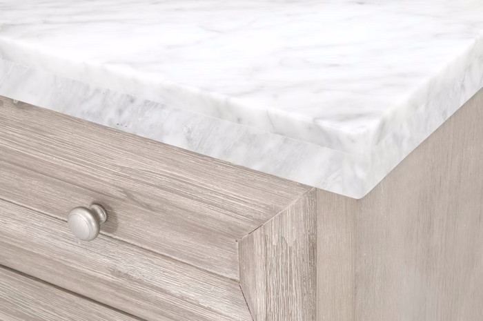 Essentials For Living Azure Carrera Media Chest Natural Gray Acacia