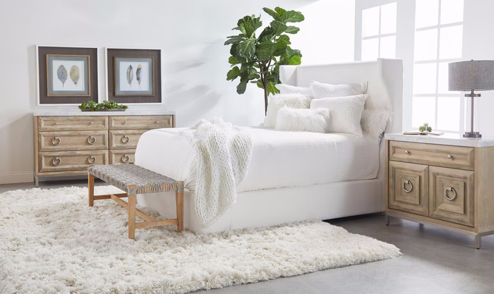 Essentials For Living Azure Carrera Media Chest Natural Gray Acacia