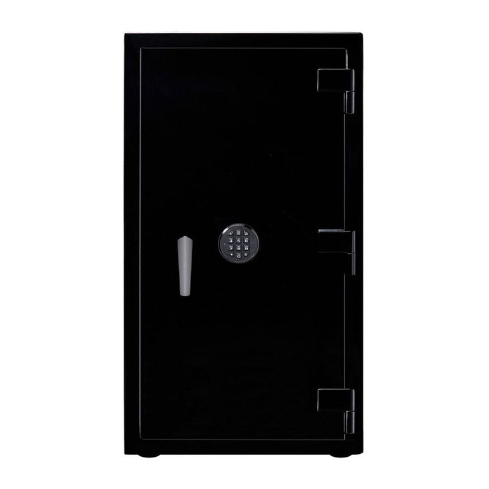 WOLF Atlas 4 Piece Winder Safe in Onyx & Gunmetal