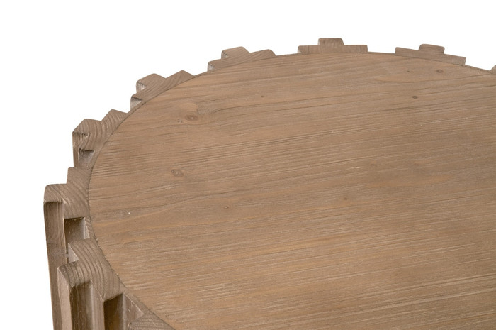 Essentials For Living - Roma End Table in Smoke Gray Pine