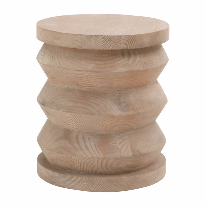 Essentials For Living Pier Accent Table in Smoke Gray Pine