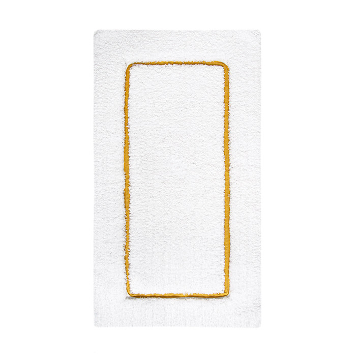 Gold Portobello Bath Rug By Graccioza