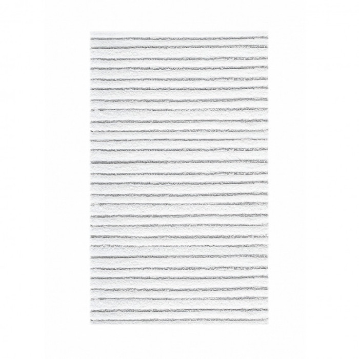 Graccioza Taormina Bath Rug in Silver