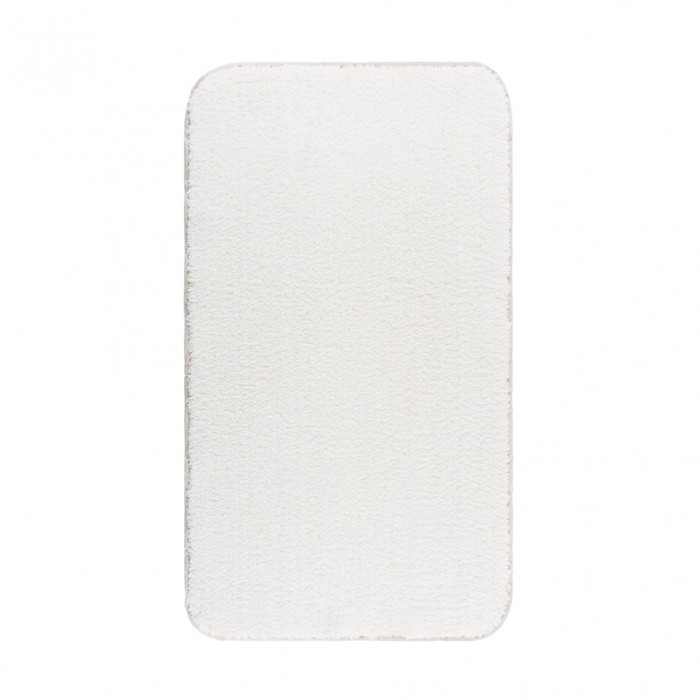 Graccioza Linen Snow Bath Rug in Snow