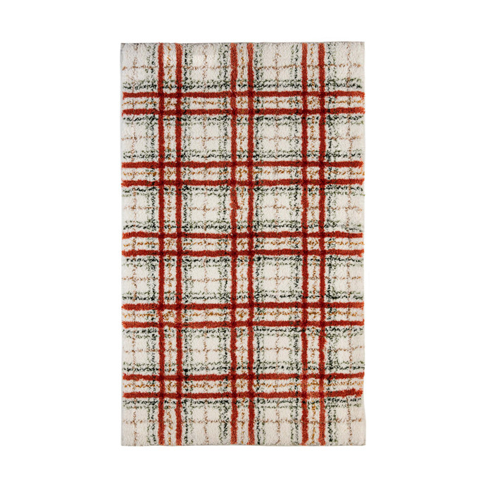 Tartan Bath Rug By Graccioza