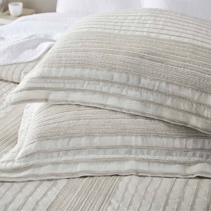 Avalon Duvet Cover in Natural White by India's Heritage