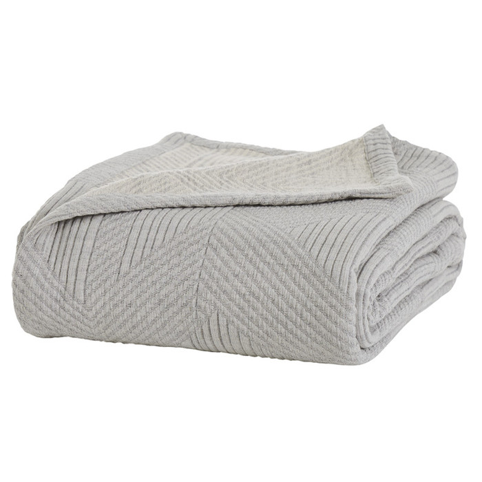 Ellora Casa by India's Heritage Park Coverlet in Grey