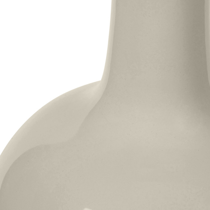 Somerset Lamp with Shade 16-inch White Linen, with Nickel