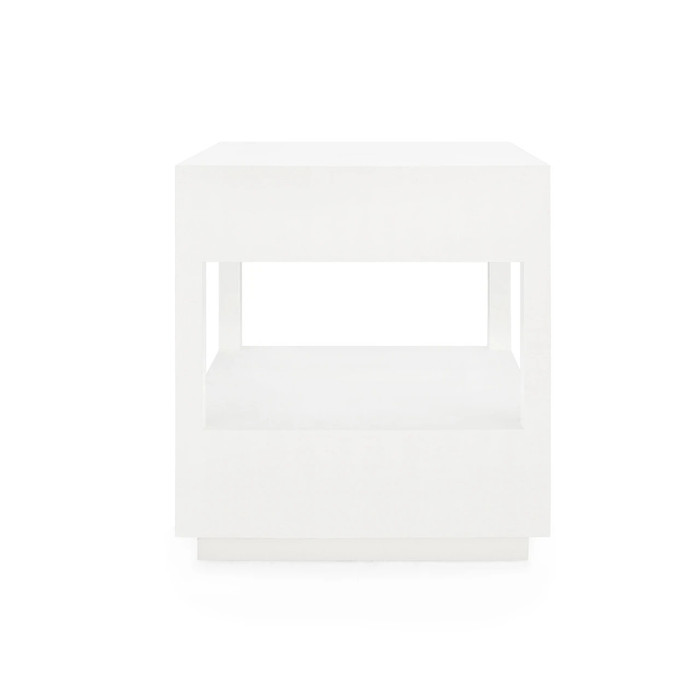 Villa & House - Carmen 2-Drawer Side Table, Chiffon White