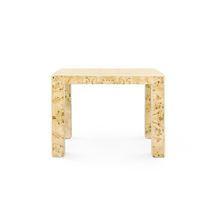 Melissa Side Table, Burl