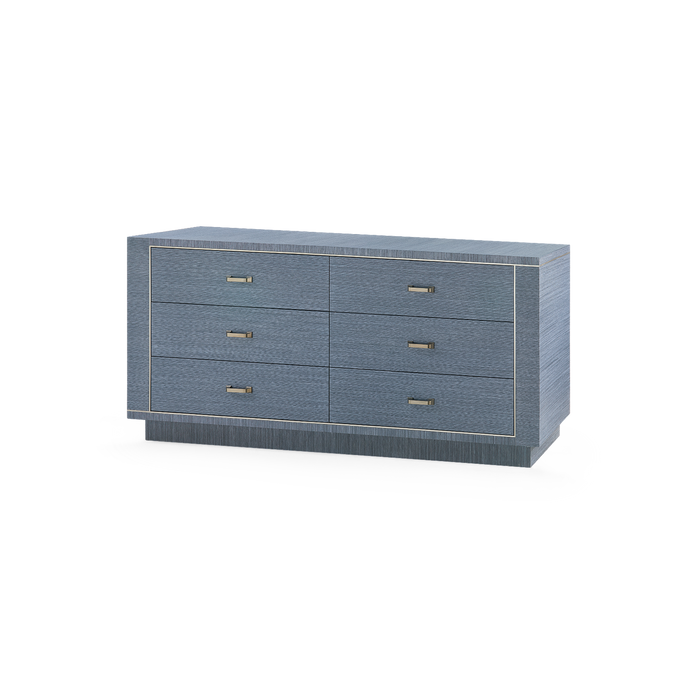 Ethan 6-Drawer, Navy Blue