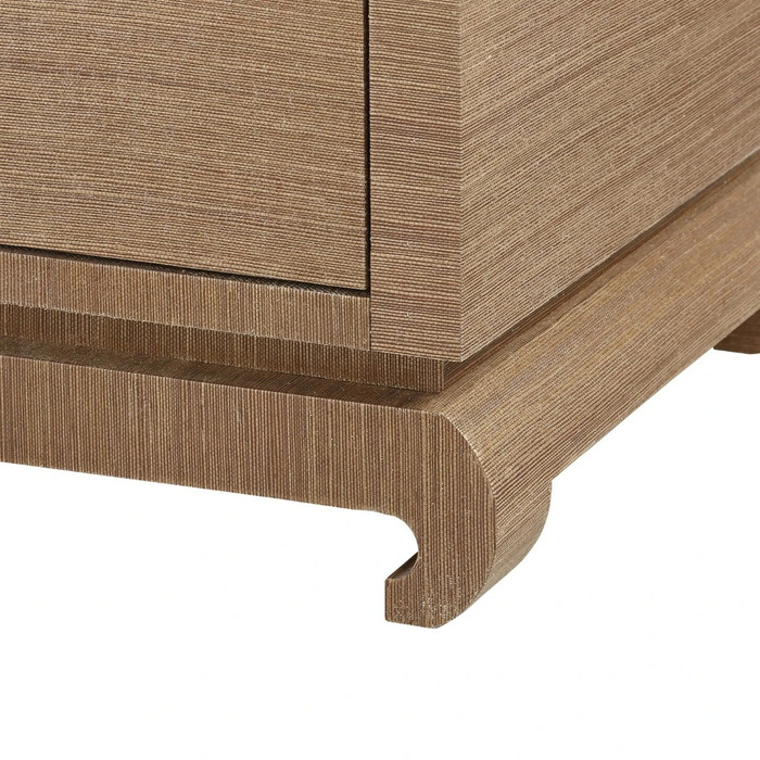 Villa & House Meredith Extra Large 4-Door Cabinet Flax Brown