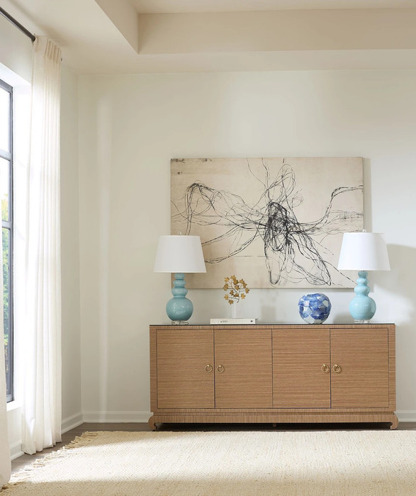 Villa & House Meredith Extra Large 4-Door Cabinet