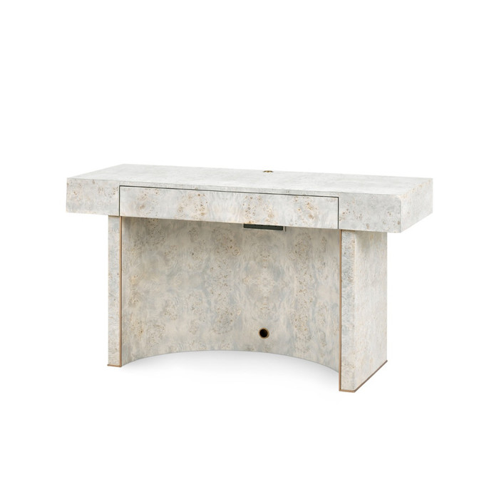 Sloane Desk, Light Gray Burl