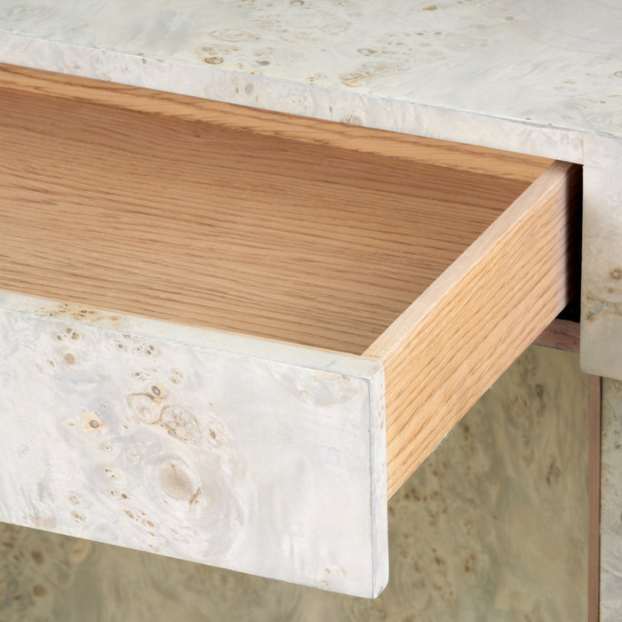 Sloane Desk, Light Gray Burl