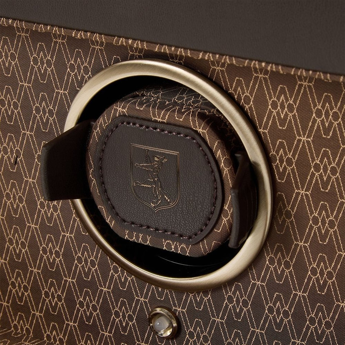 WOLF Earth Double Watch Winder in Coffee