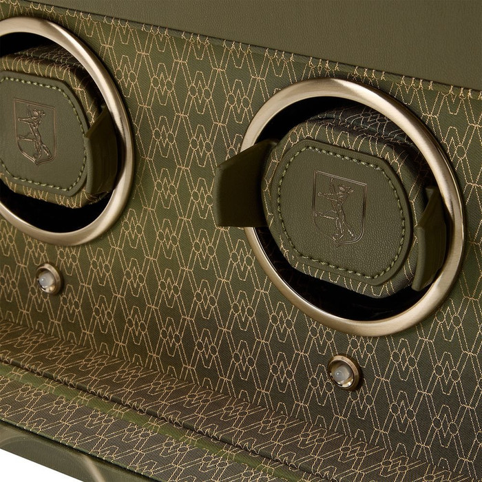 WOLF Earth Triple Watch Winder in Olive