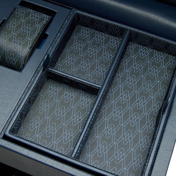 WOLF Earth Triple Watch Winder in Midnight Blue