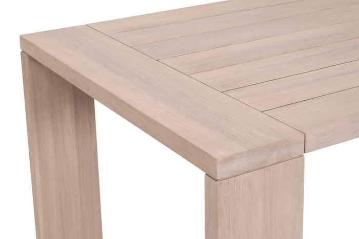Essentials For Living - Sur Outdoor Dining Table, Washed Ever Teak