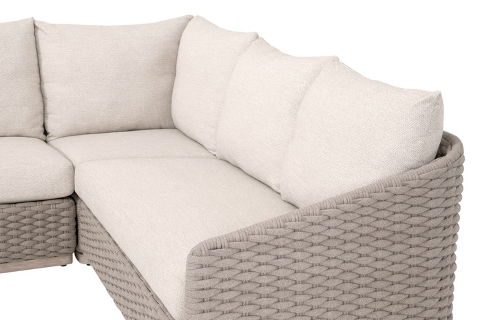 Essentials For Living - Caspian Outdoor Modular Armless Sofa Chair