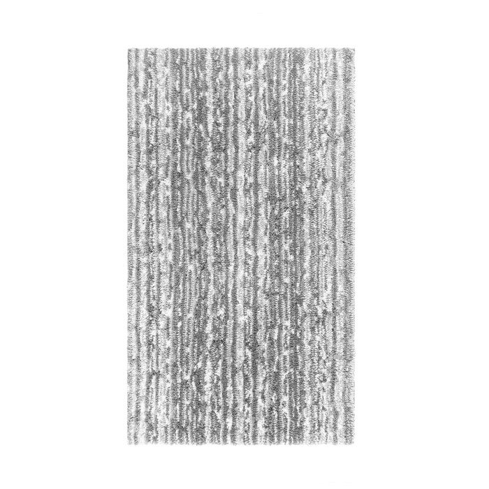 Graccioza Porto Bath Rug in Silver Storm