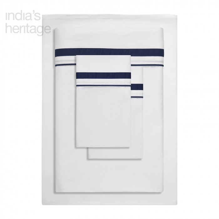 Ellora Casa by India's Heritage Marcela 300 Thread Count Cotton Sateen Sheet Set