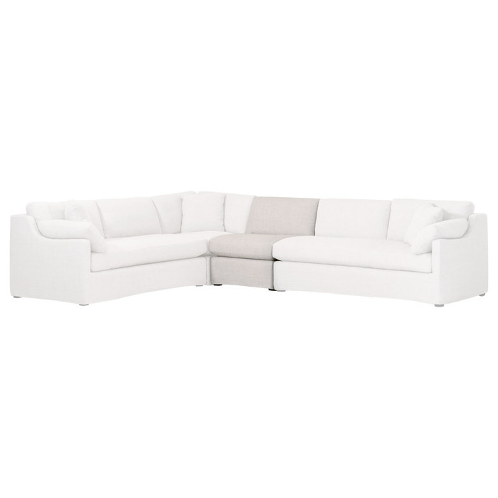 Essentials For Living  Lena Modular Slipcover 1-Seat Armless Chair