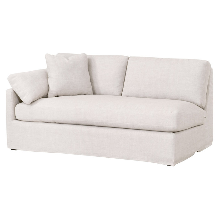 Essentials For Living  Lena Modular Slipcover 2-Seat Left Slope Arm Sofa