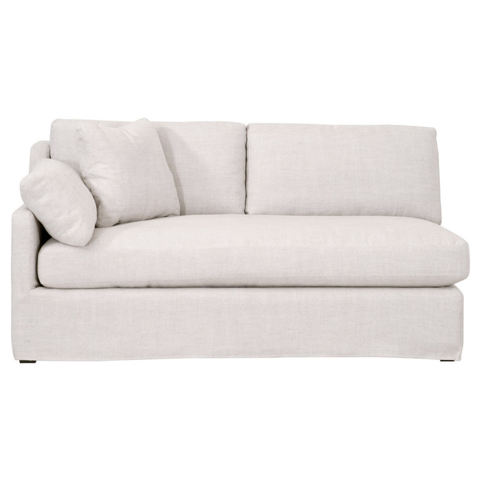 Essentials For Living  Lena Modular Slipcover 2-Seat Left Slope Arm Sofa