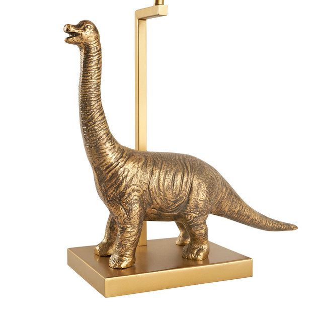Villa & House - Bruno Lamp Without Shade, Antique Brass