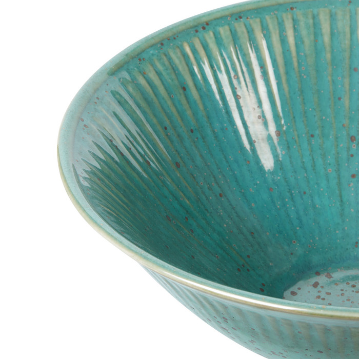 Villa & House – Nyle Large Bowl, Mottled Turquoise