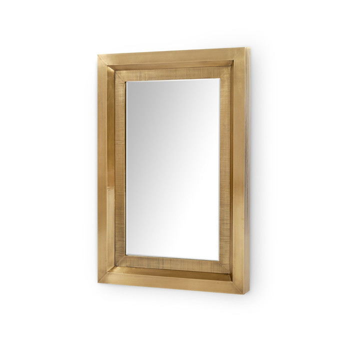 Villa & House - Princeton Mirror, Antique Brass