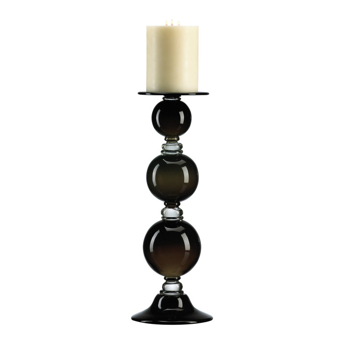 Medium Globe Candleholder in Black by Cyan Design
