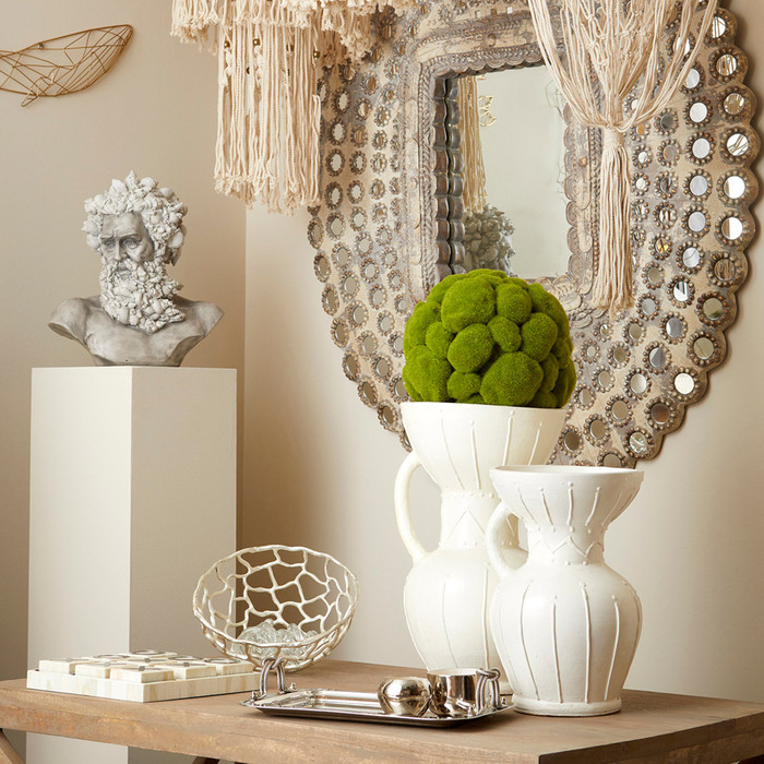 Large Moss Sphere in Moss Green by Cyan Design