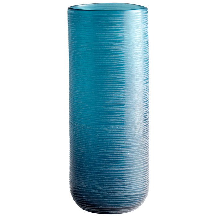 Large Libra Vase in Aqua by Cyan Design