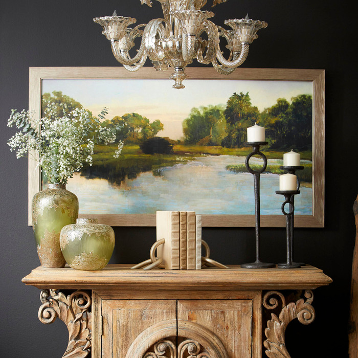 Large Duke Candleholder in Rust by Cyan Design