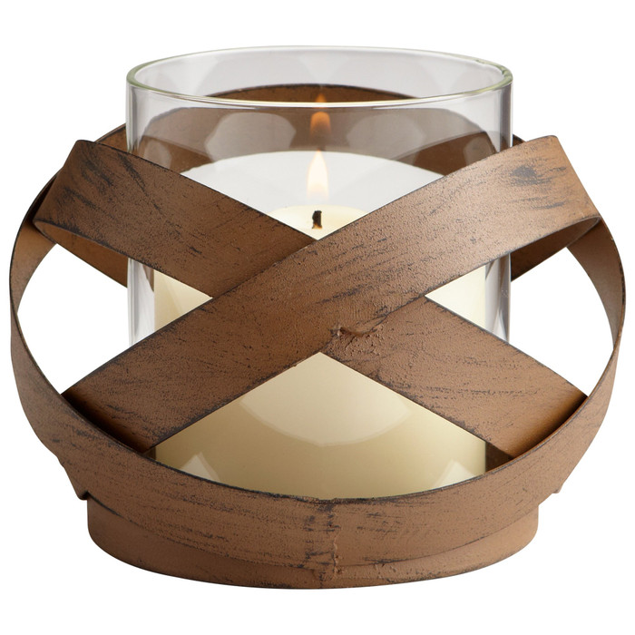 Small Infinity Candleholder in Copper by Cyan Design