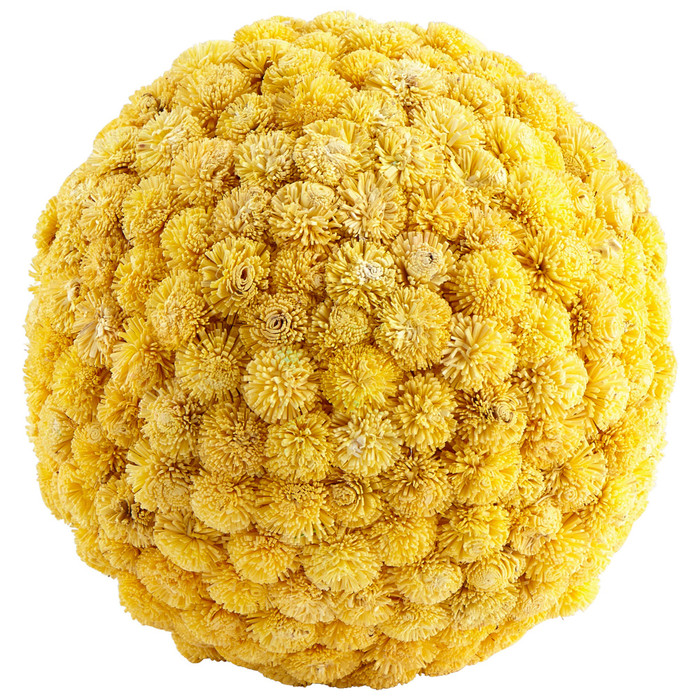 Large Sia Sphere in Yellow by Cyan Design