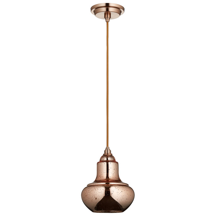 Camille Pendant 1-Light in Satin Copper by Cyan Design