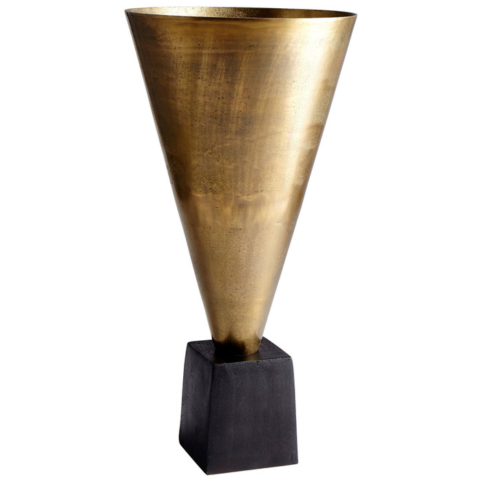 Large Mega Vase in Antique Brass by Cyan Design