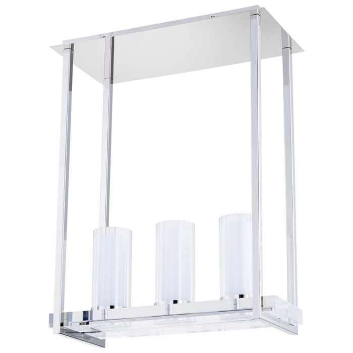 Orion Pendant 3-Light in Polished Nickel by Cyan Design