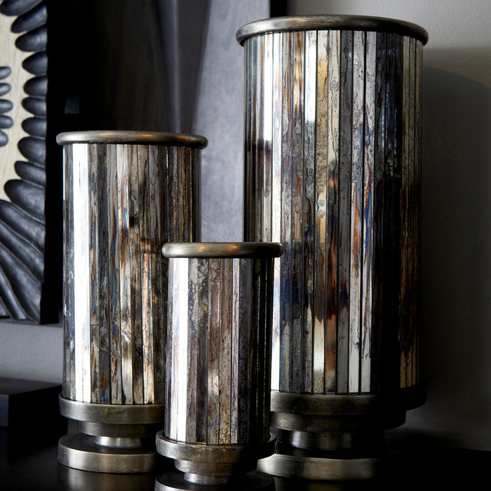 Large Kensington Vase in Nickel by Cyan Design