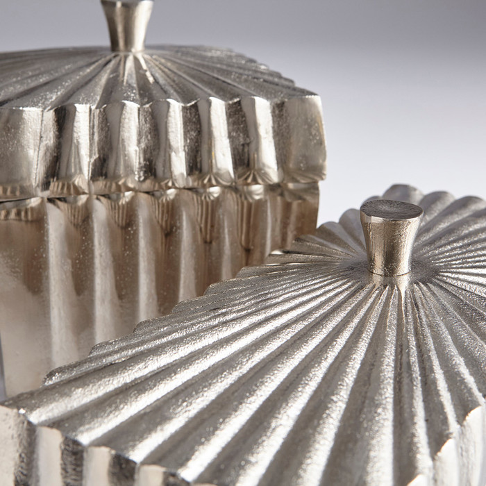 Rectangle Buckingham Cont in Silver by Cyan Design