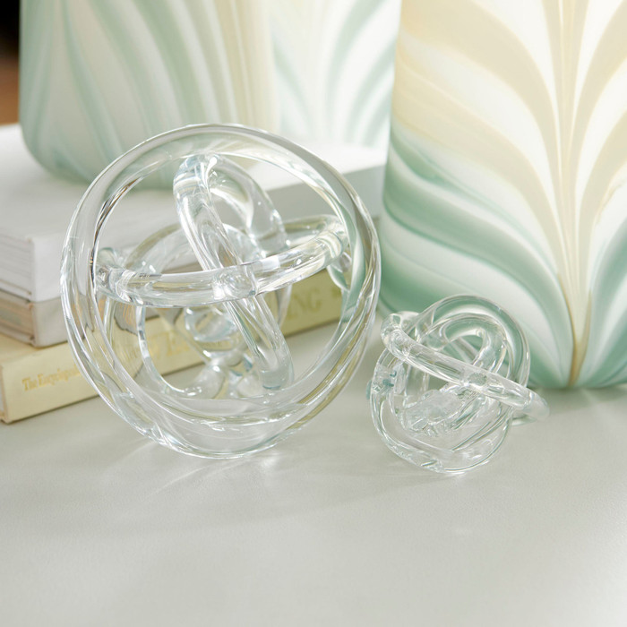 Small Knotty Sphere in Clear by Cyan Design